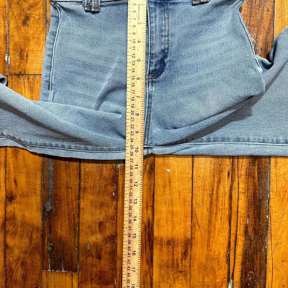 Jessica Simpson Jeans Girls Size 10 Blue Denim Light Wash Mia Wide‎ Leg Classic